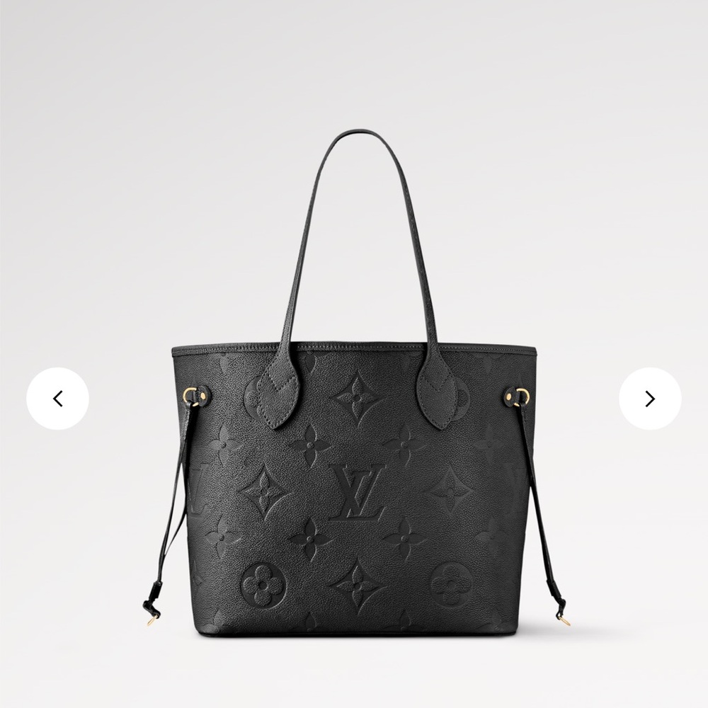 AUTHENTIC Louis Vuitton Black Embossed Tote.  RECENT PURCHASE! No signs of use!